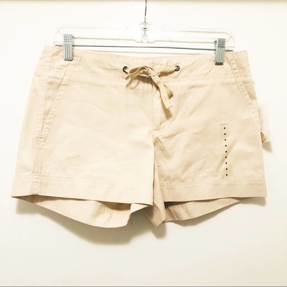GAP Factory Beige Drawstring Women's Shorts
